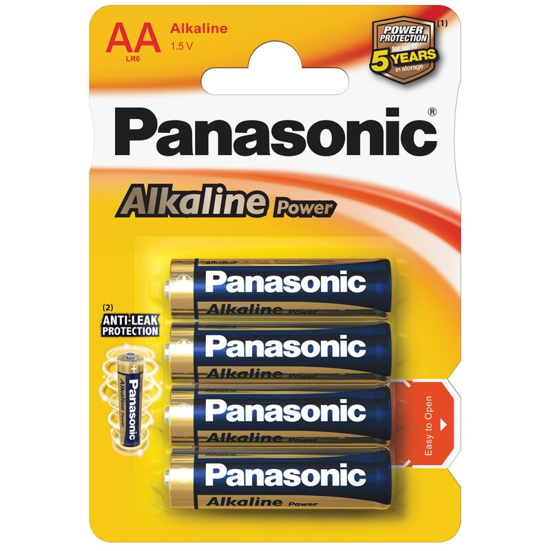 Батарейка Panasonic Alkaline Power AA/LR06 BL 4 шт