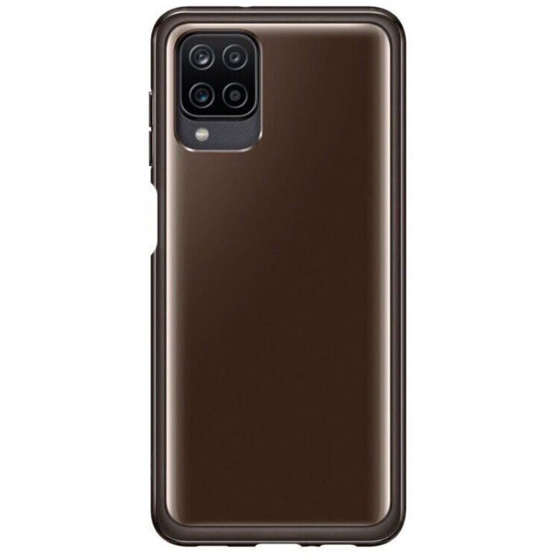 Чехол-накладка Samsung Soft Clear Cover для Samsung Galaxy A12 SM-A125/SM-A127 Black (EF-QA125TBEGRU)