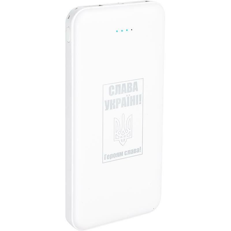 Универсальная мобильная батарея PowerPlant TPB21 10000mAh White (PB930296)