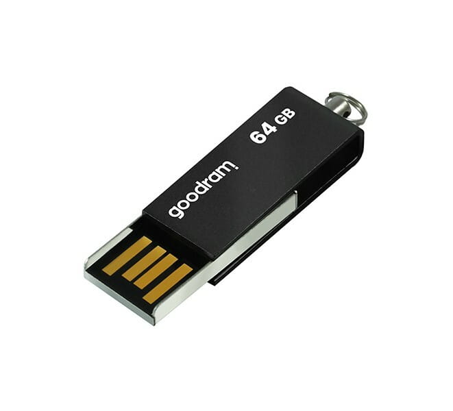 Флеш-накопитель USB2.0 64GB GOODRAM UCU2 (Cube) Black (UCU2-0640K0R11)