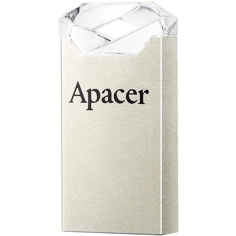 Флеш-накопитель USB 64GB Apacer AH111 Silver/Crystal (AP64GAH111CR-1)
