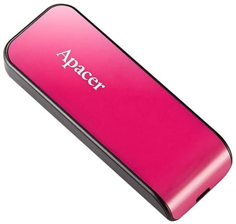 Флеш-накопичувач USB 32GB Apacer AH334 Pink (AP32GAH334P-1)