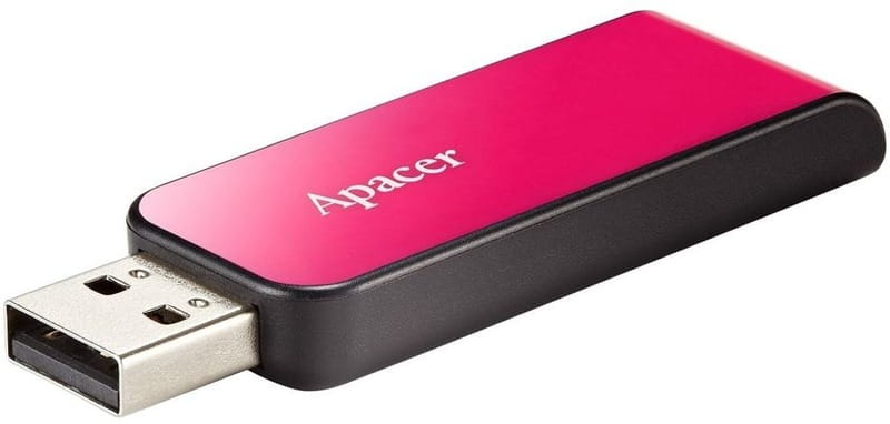 Флеш-накопичувач USB 32GB Apacer AH334 Pink (AP32GAH334P-1)