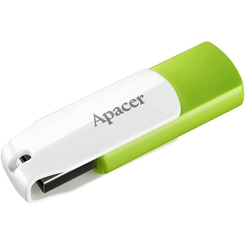 Флеш-накопитель USB 32GB Apacer AH335 White/Green (AP32GAH335G-1)