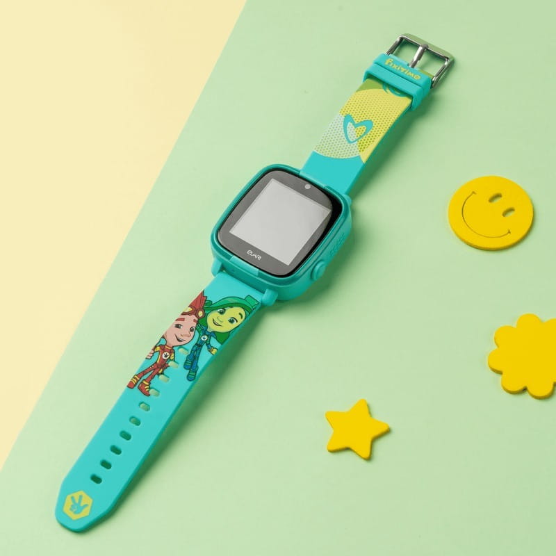 Дитячий телефон-годинник з GPS трекером Elari FixiTime Fun Green (ELFITF-GR)