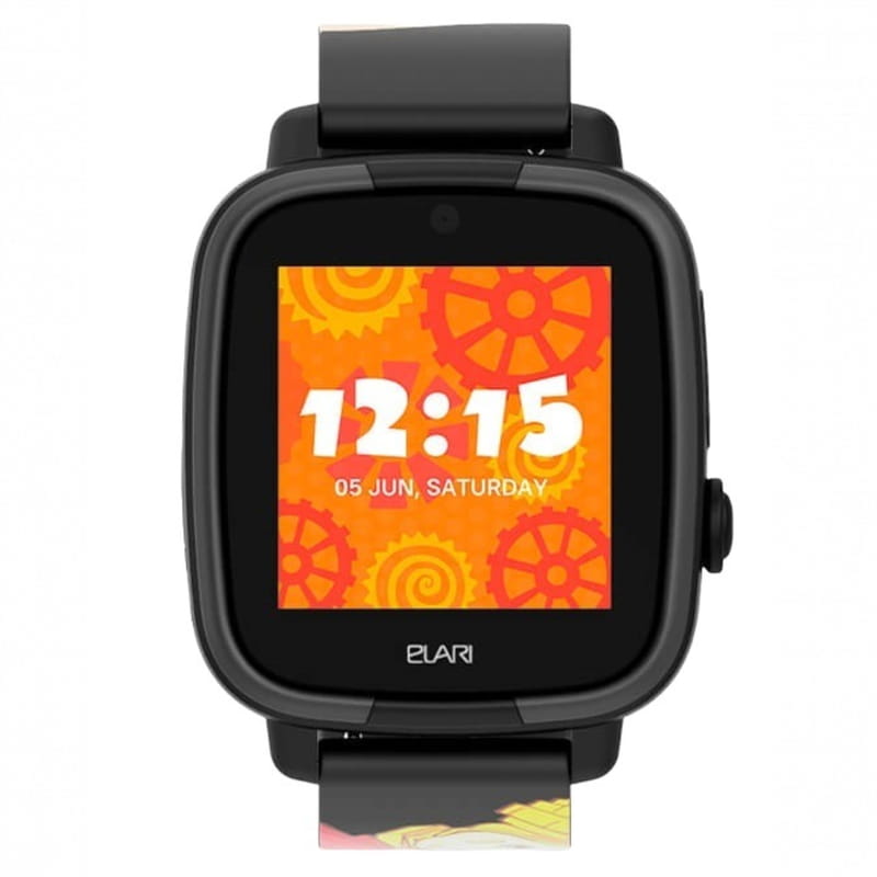 Детский телефон-часы с GPS трекером Elari FixiTime Fun Black (ELFITF-BLK)