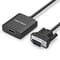Фото - Адаптер Vention VGA - HDMI (M/F), 0.2 м, со звуком и питанием, черный (ACEB0) | click.ua