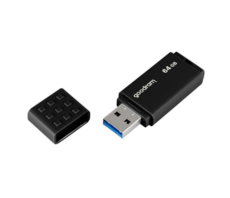 Флеш-накопитель USB3.2 64GB Goodram UME3 Black (UME3-0640K0R11)