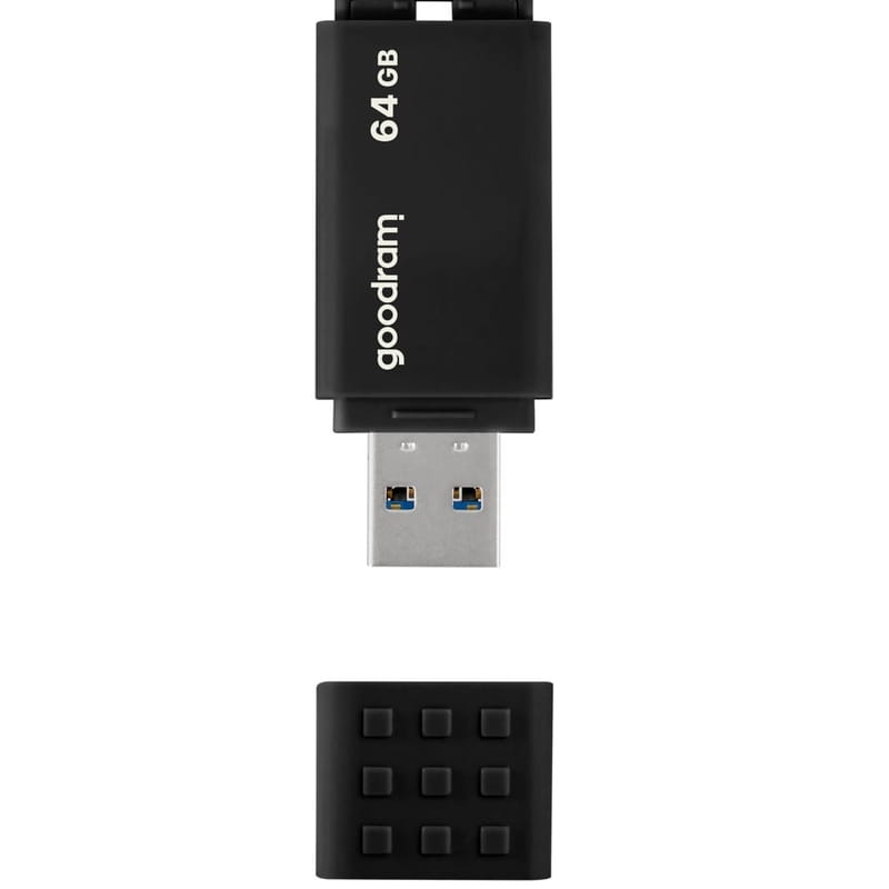 Флеш-накопитель USB3.2 64GB Goodram UME3 Black (UME3-0640K0R11)