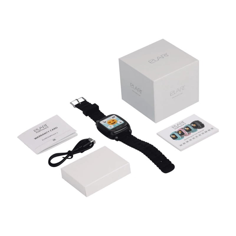 Детские смарт-часы Elari KidPhone 2 Black (KP-2B)