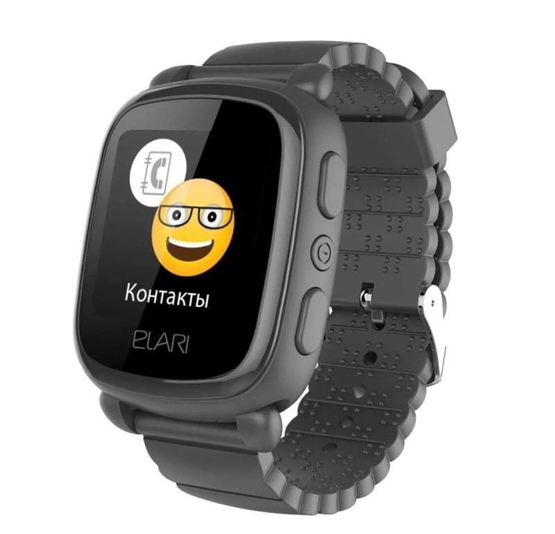 Детские смарт-часы Elari KidPhone 2 Black (KP-2B)