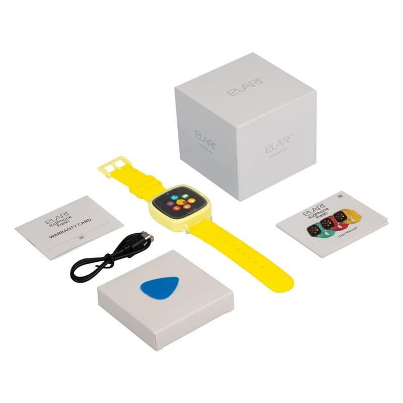 Детские смарт-часы с GPS-трекером Elari KidPhone Fresh Yellow (KP-F/Yellow)