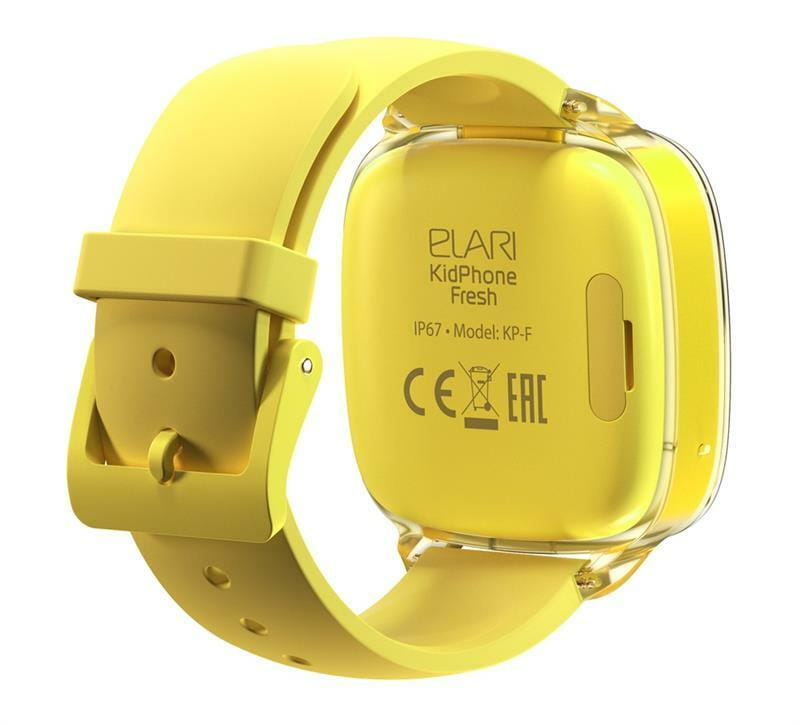 Детские смарт-часы с GPS-трекером Elari KidPhone Fresh Yellow (KP-F/Yellow)
