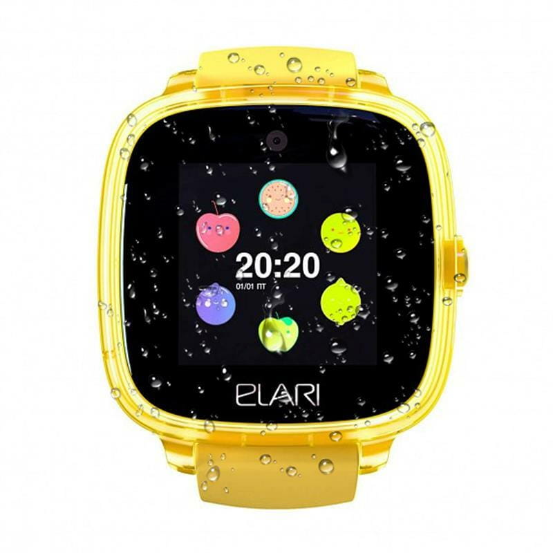 Детские смарт-часы с GPS-трекером Elari KidPhone Fresh Yellow (KP-F/Yellow)