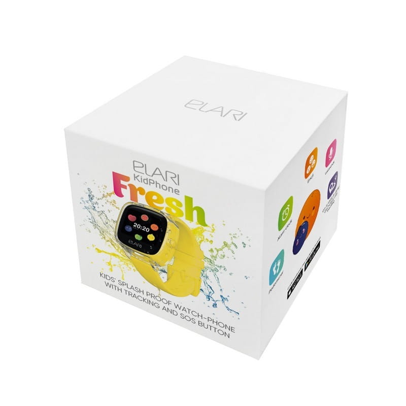 Детские смарт-часы с GPS-трекером Elari KidPhone Fresh Yellow (KP-F/Yellow)