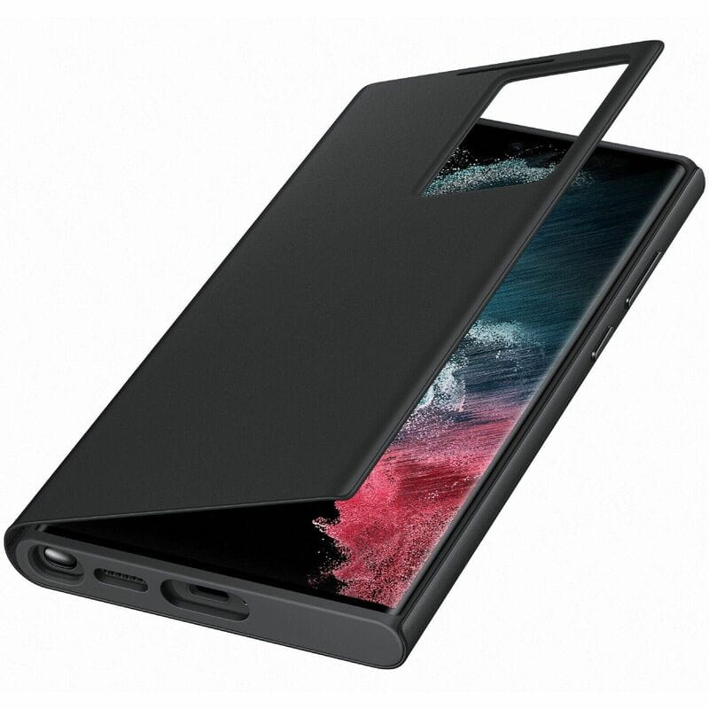 Чехол-книжка Samsung Smart Clear View Cover для Samsung Galaxy S22 Ultra SM-S908 Black (EF-ZS908CBEGRU)