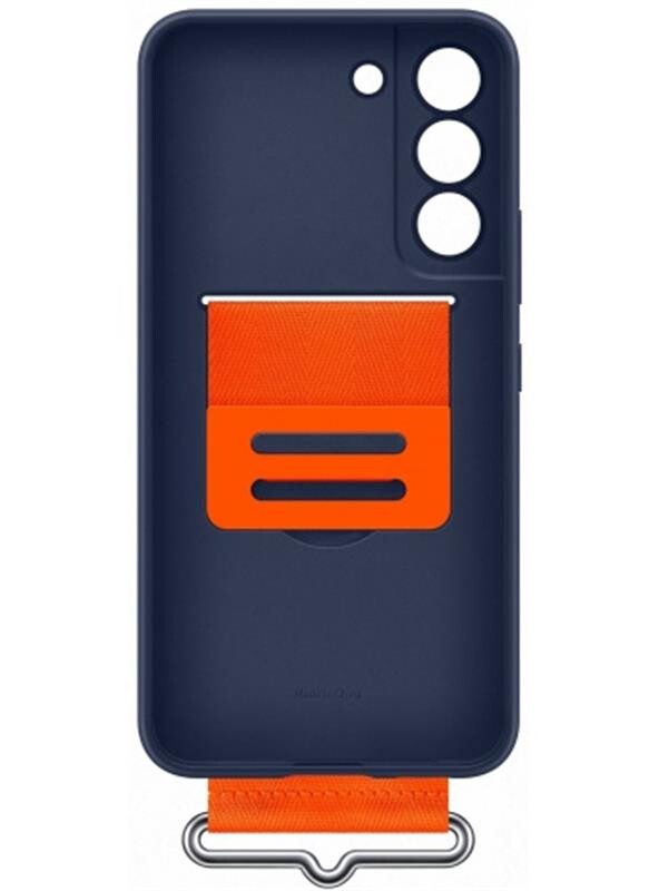 Чохол-накладка Samsung Clear Strap Cover для Samsung Galaxy S22+ SM-S906 Navy (EF-GS906TNEGRU)