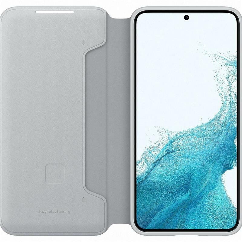 Чохол-книжка Samsung Smart LED View Cover для Samsung Galaxy S22 SM-S901 Light Gray (EF-NS901PJEGRU)