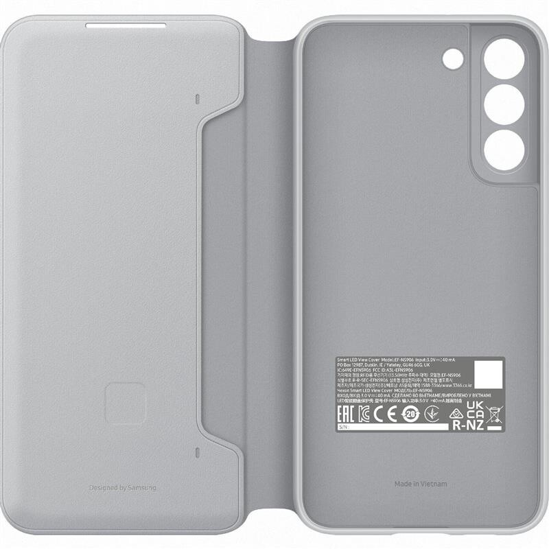 Чeхол-книжка Samsung Smart LED View Cover для Samsung Galaxy S22+ SM-S906 Light Gray (EF-NS906PJEGRU)