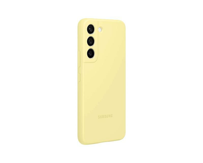 Чохол-накладка Samsung Silicone Cover для Samsung Galaxy S22 SM-S901 Butter Yellow (EF-PS901TYEGRU)