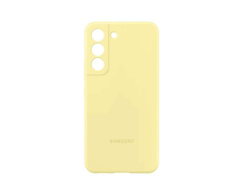 Чехол-накладка Samsung Silicone Cover для Samsung Galaxy S22 SM-S901 Butter Yellow (EF-PS901TYEGRU)