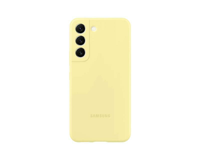 Чохол-накладка Samsung Silicone Cover для Samsung Galaxy S22 SM-S901 Butter Yellow (EF-PS901TYEGRU)