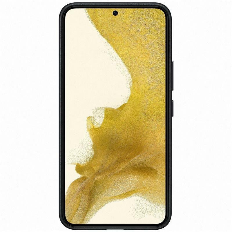 Чехол-накладка Samsung Leather Cover для Samsung Galaxy S22 SM-S901 Black (EF-VS901LBEGRU)