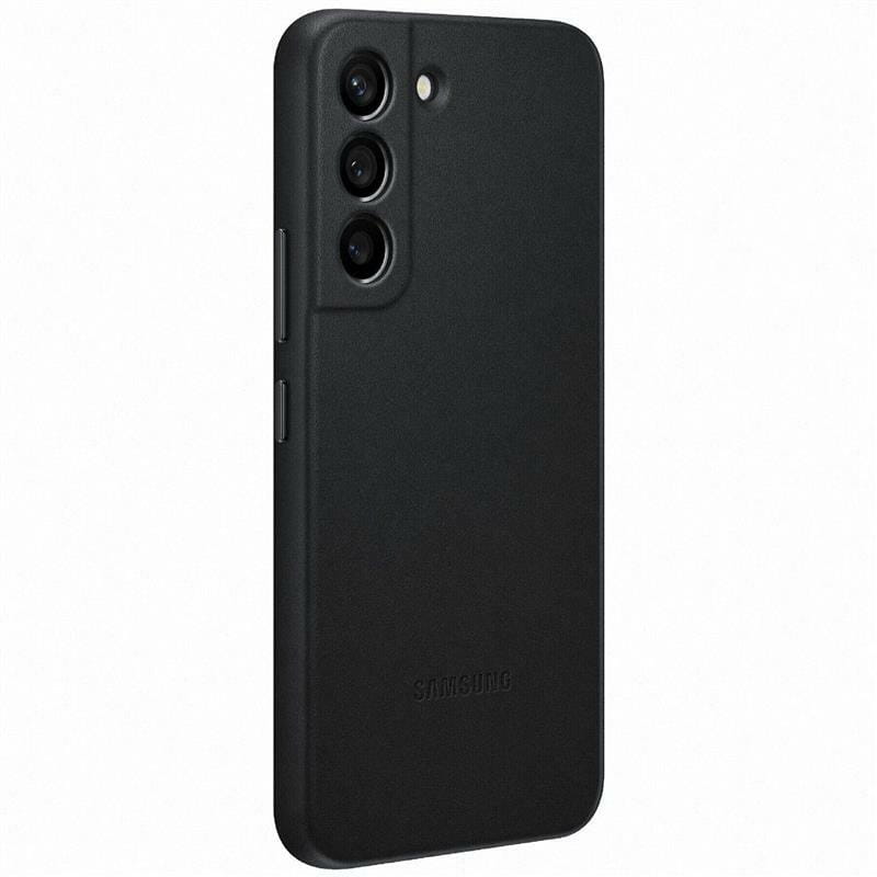 Чехол-накладка Samsung Leather Cover для Samsung Galaxy S22 SM-S901 Black (EF-VS901LBEGRU)