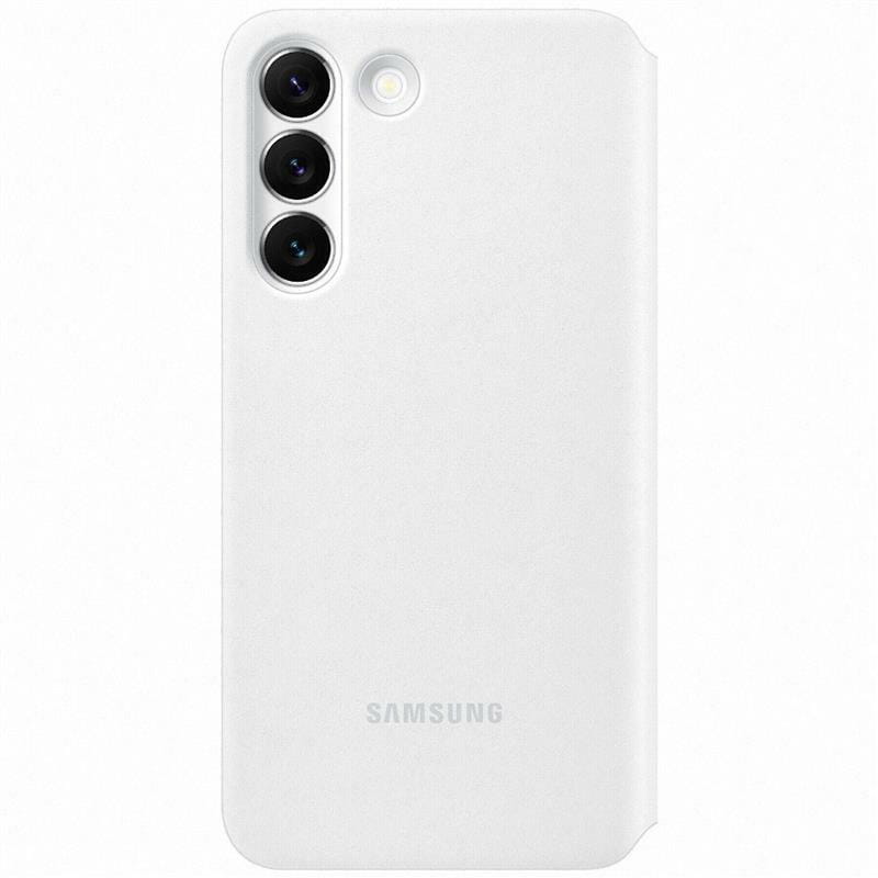 Чохол-книжка Samsung Smart Clear View Cover для Samsung Galaxy S22 SM-S901 White (EF-ZS901CWEGRU)