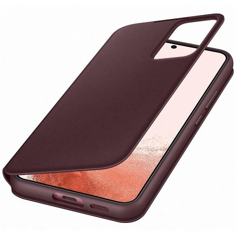 Чехол-книжка Samsung Smart Clear View Cover для Samsung Galaxy S22+ SM-S906 Burgundy (EF-ZS906CEEGRU)