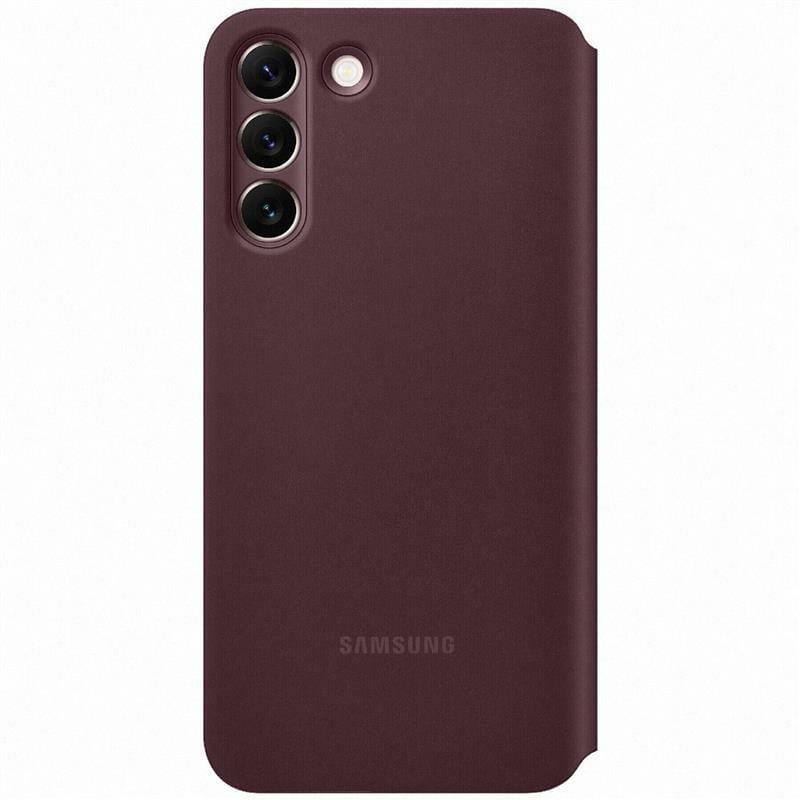 Чехол-книжка Samsung Smart Clear View Cover для Samsung Galaxy S22+ SM-S906 Burgundy (EF-ZS906CEEGRU)