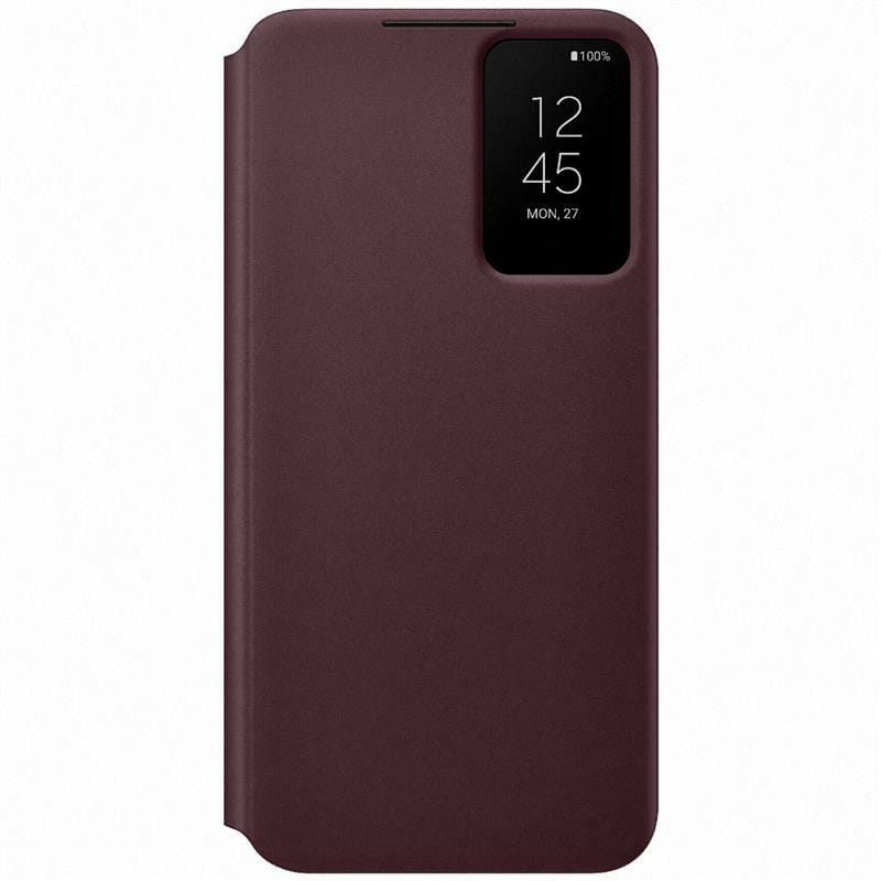 Чехол-книжка Samsung Smart Clear View Cover для Samsung Galaxy S22+ SM-S906 Burgundy (EF-ZS906CEEGRU)