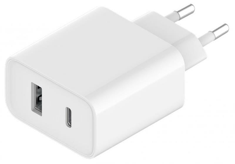 Сетевое зарядное устройство Xiaomi (1USBх3A, 1USB-Cx3A) White (BHR4996GL)