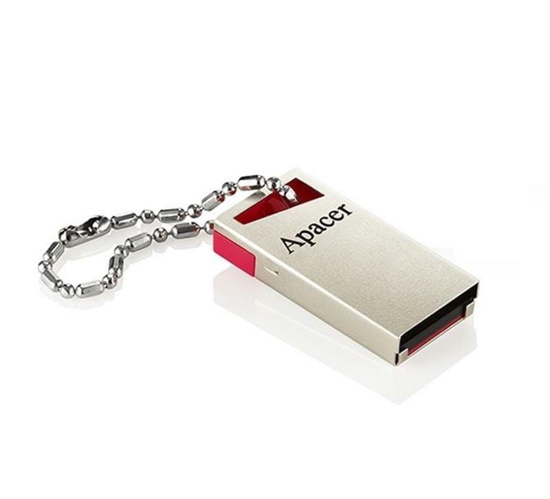 Флеш-накопитель USB 64GB Apacer AH112 Gold/Red (AP64GAH112R-1)