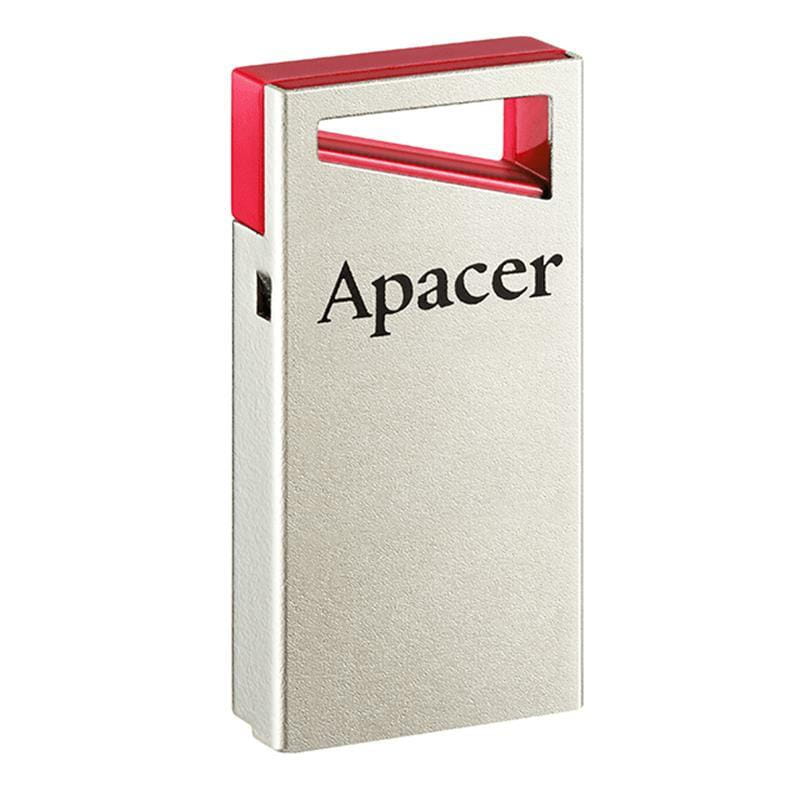 Флеш-накопичувач USB 64GB Apacer AH112 Gold/Red (AP64GAH112R-1)