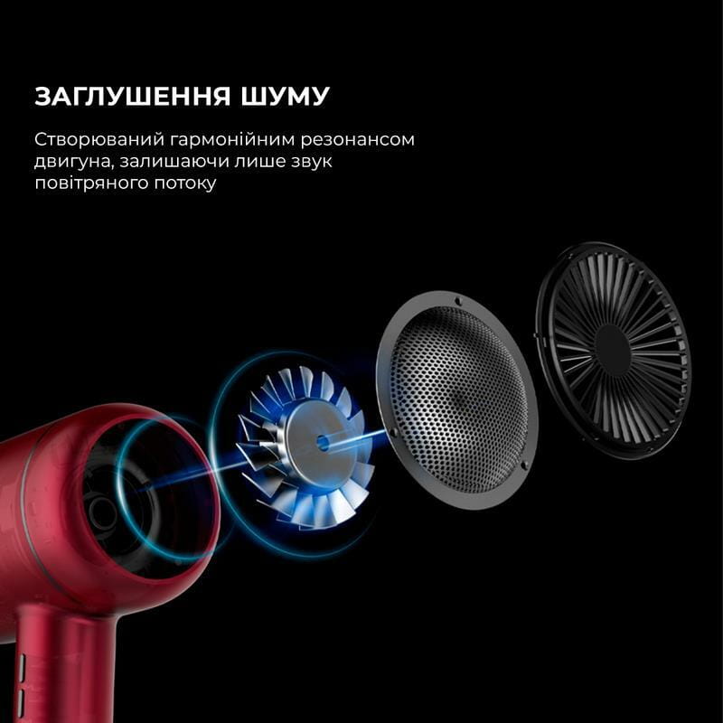 Фен Jimmy F6 Red