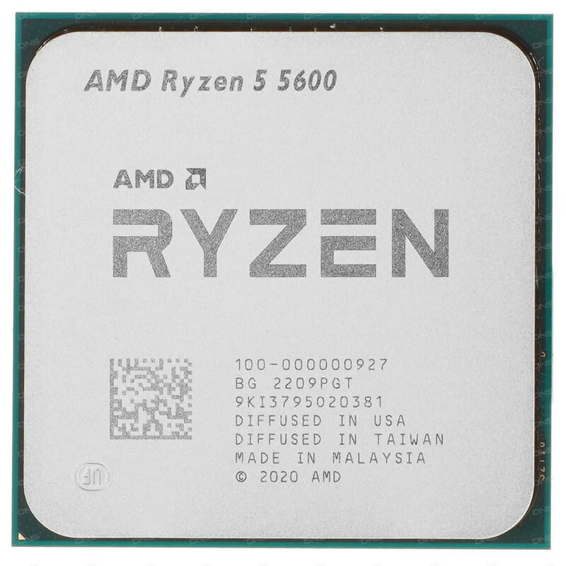 Процессор AMD Ryzen 5 5600 (3.5GHz 32MB 65W AM4) Box (100-100000927BOX)