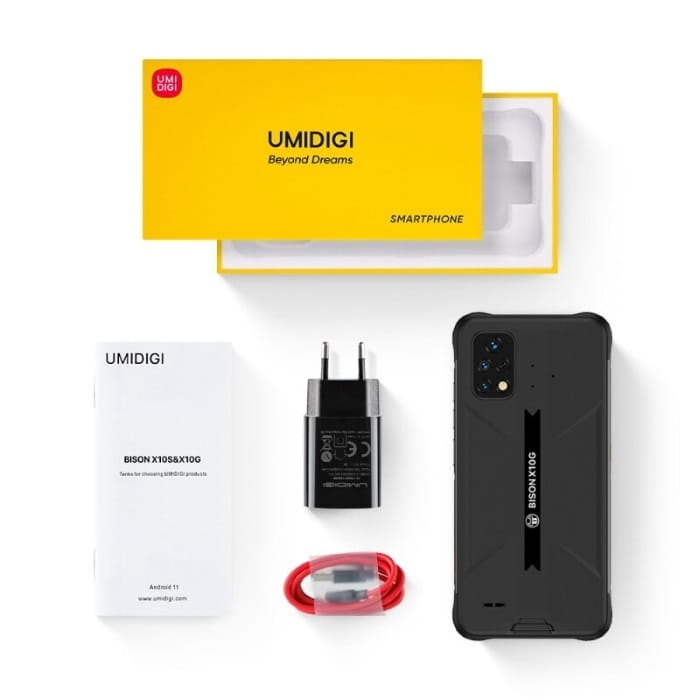 Смартфон Umidigi Bison X10G 4/32GB Dual Sim Hack Black_