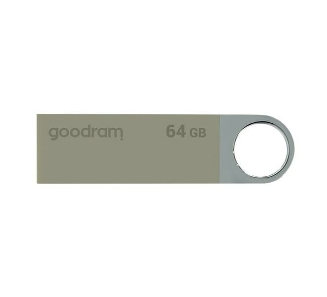 Флеш-накопитель USB2.0 64GB GOODRAM UUN2 (Unity) Silver (UUN2-0640S0R11)