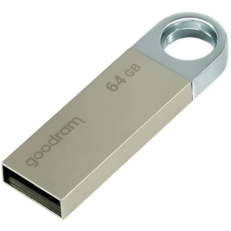 Флеш-накопитель USB2.0 64GB Goodram UUN2 (Unity) Silver (UUN2-0640S0R11)