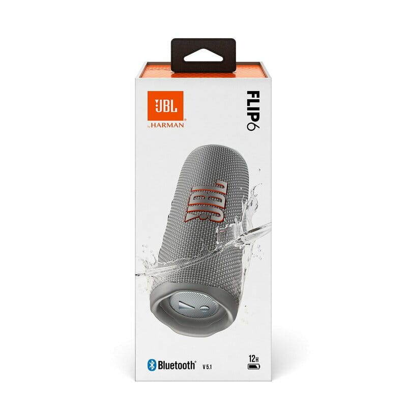 Акустическая система JBL Flip 6 Grey (JBLFLIP6GREY_EU)