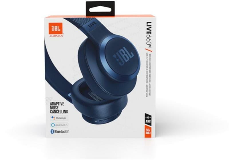 Bluetooth-гарнітура JBL Live 660NC Blue (JBLLIVE660NCBLU_EU)