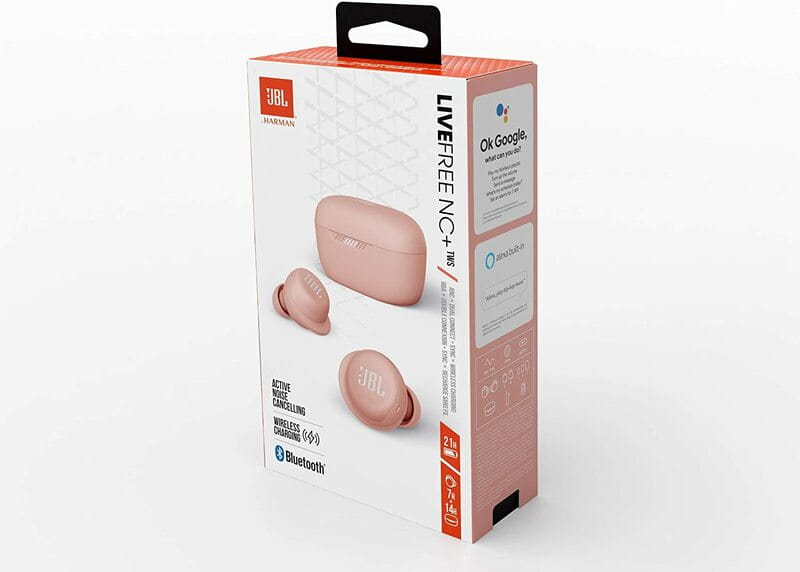 Bluetooth-гарнитура JBL Live Free NC+ TWS Rose (JBLLIVEFRNCPTWSR_EU)