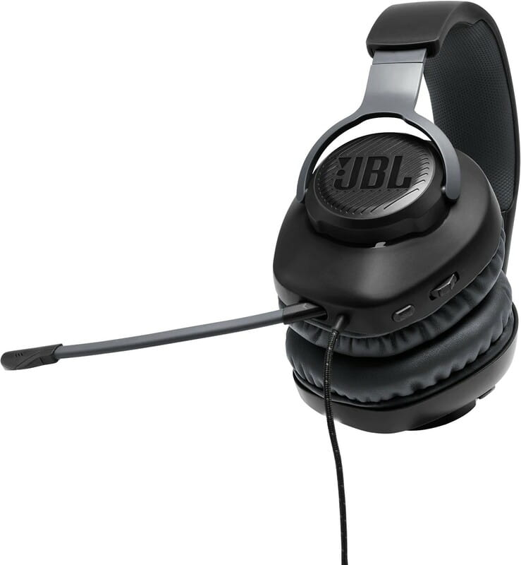 Гарнiтура JBL Quantum 100 Black (JBLQUANTUM100BLK_EU)