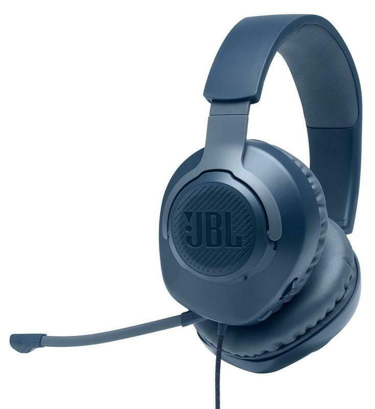 Гарнiтура JBL Quantum 100 Blue (JBLQUANTUM100BLU_EU)