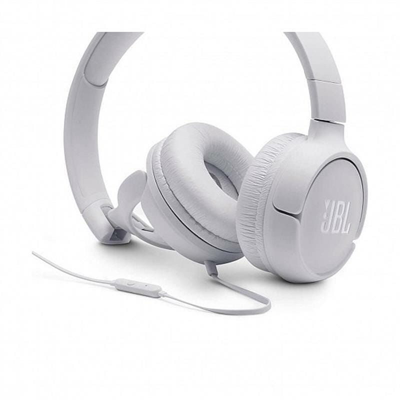 Гарнiтура JBL T500 White (JBLT500WHT_EU)