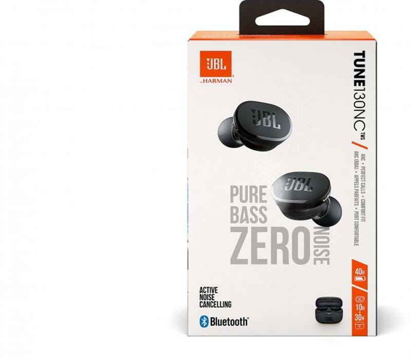 Bluetooth-гарнитура JBL Tune 130NC TWS Black (JBLT130NCTWSBLK_EU)