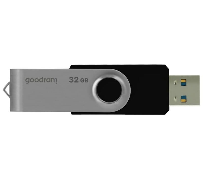 Флеш-накопичувач USB3.2 32GB Goodram UTS3 (Twister) Black(UTS3-0320K0R11)