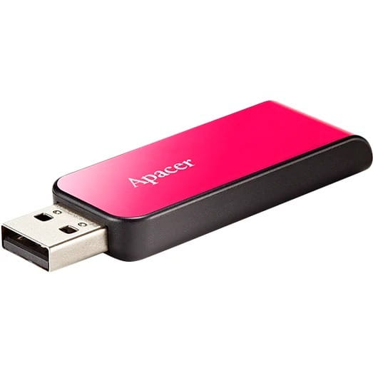 Флеш-накопитель USB 64GB Apacer AH334 Pink (AP64GAH334P-1)