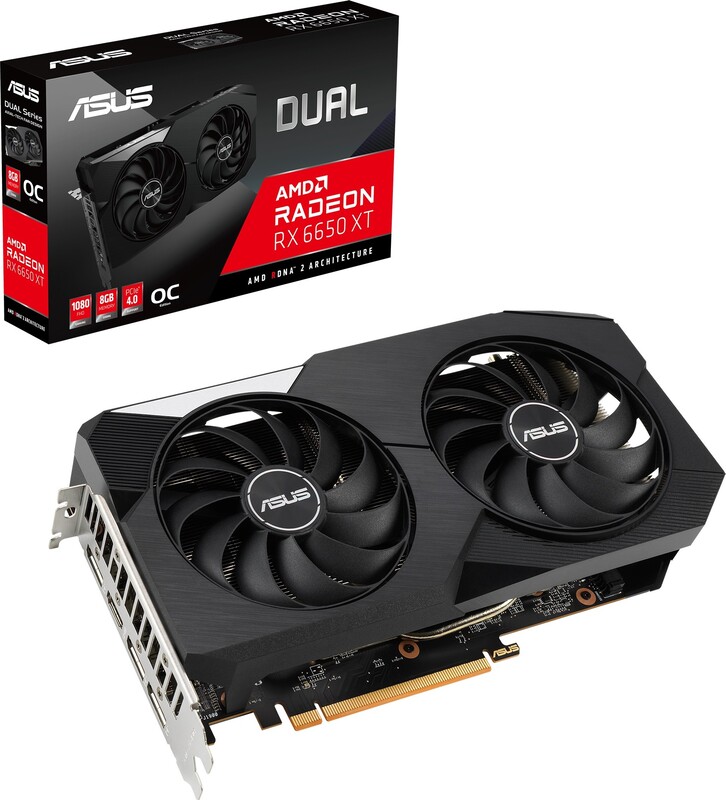 ▷ Відеокарта AMD Radeon RX 6650 XT 8GB GDDR6 Dual OC Asus (DUAL